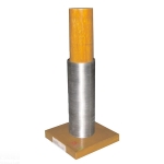 Slinky Spring on Wooden Stand